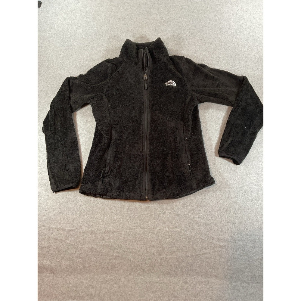 The North Face Womens Osito Full Zip Fleece Jacket Black Small S/P 322